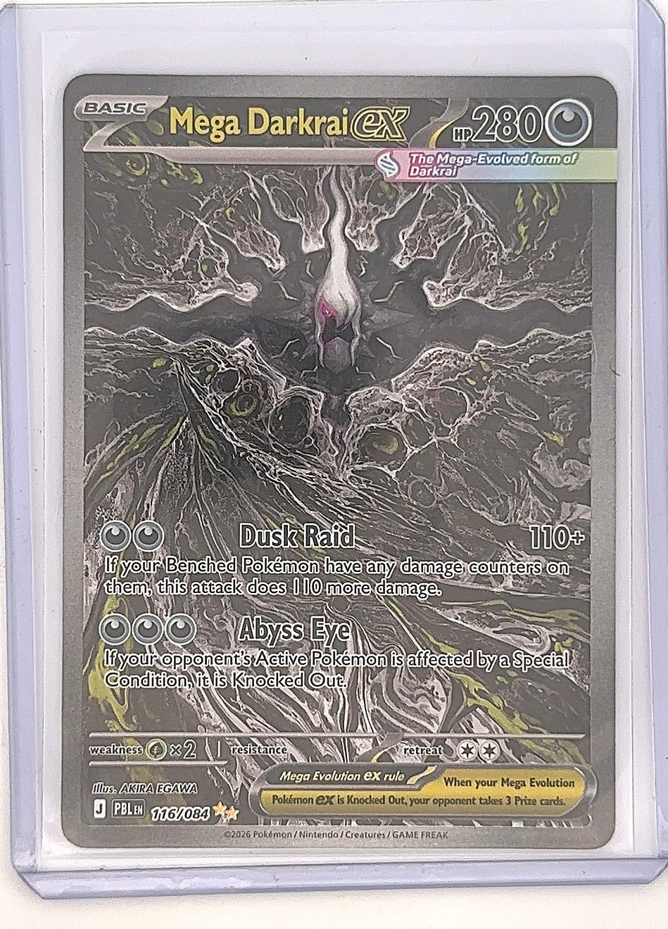 Mega Darkrai ex - 116/084 #116/084 — front