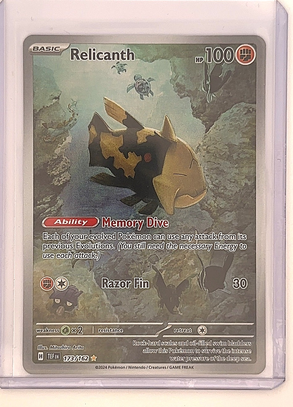 Relicanth - 173/162 #173/162 — front