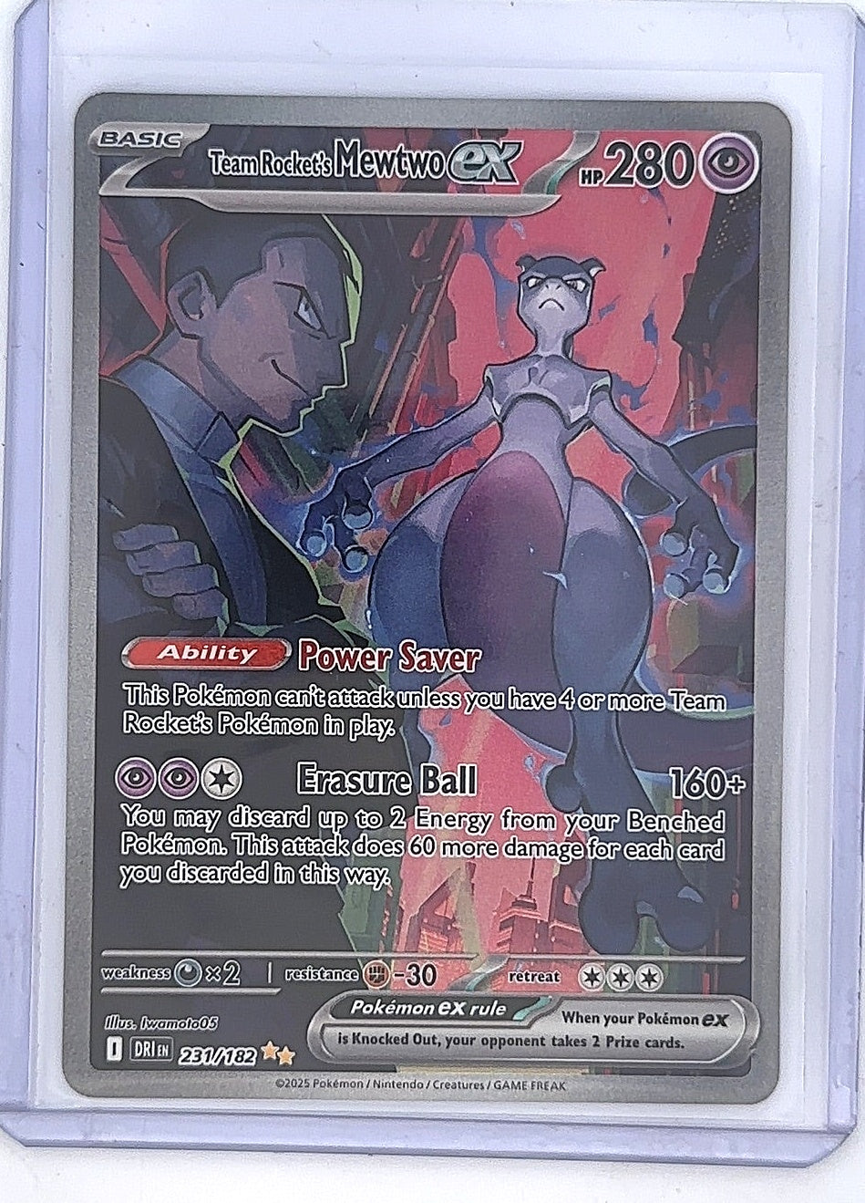 Team Rocket's Mewtwo ex - 231/182 #231/182 — front