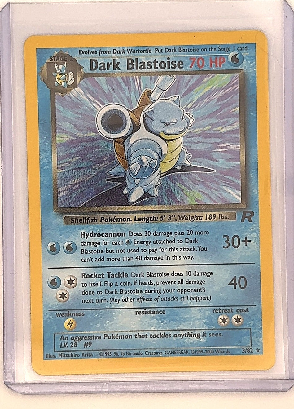 Dark Blastoise (3) #03/82 — front