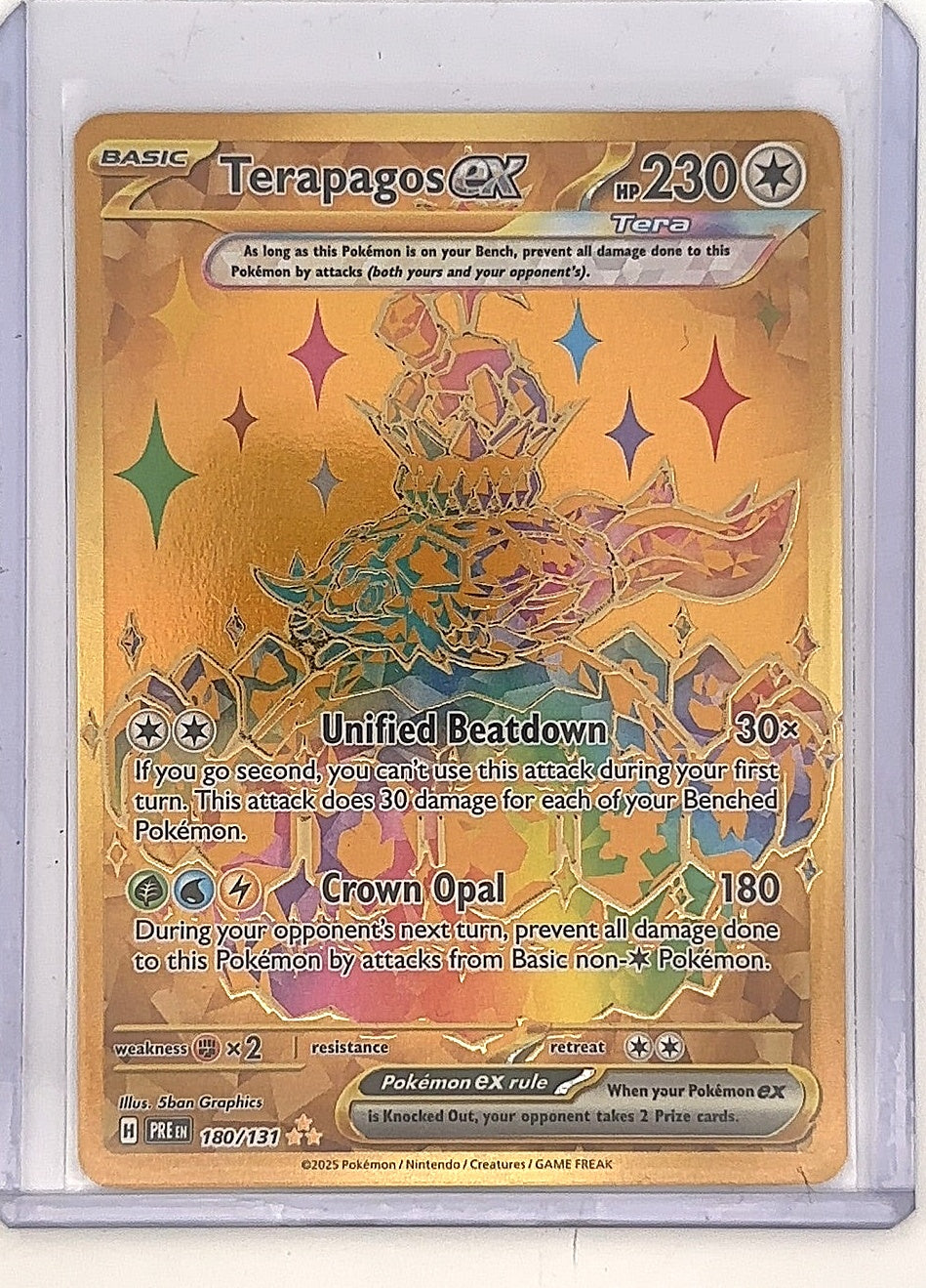 Terapagos ex - 180/131 #180/131 — front