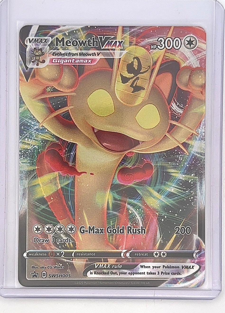 Meowth VMAX - SWSH005 #SWSH005 — front