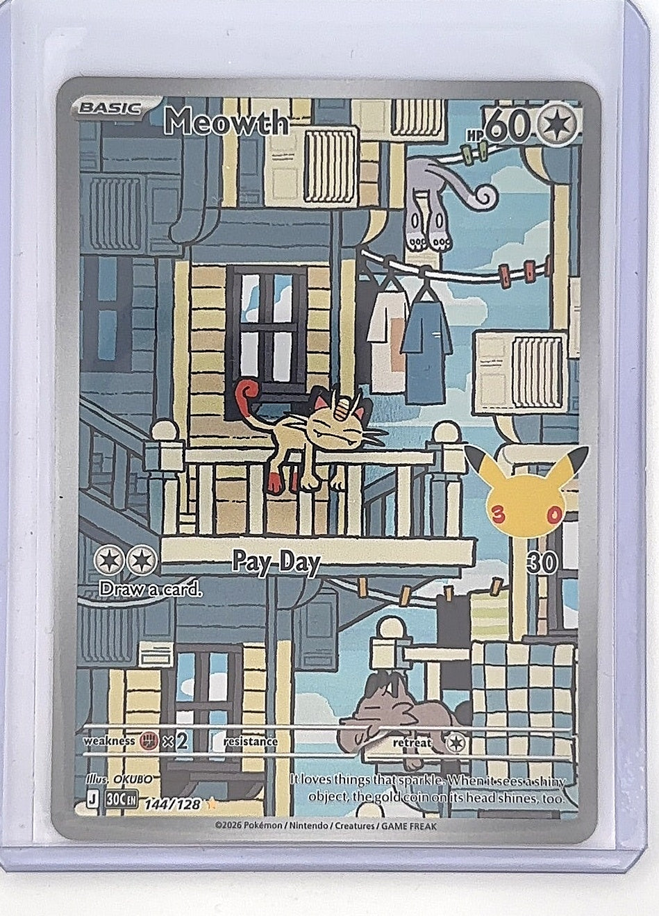 Meowth - 144/128 #144/128 — front