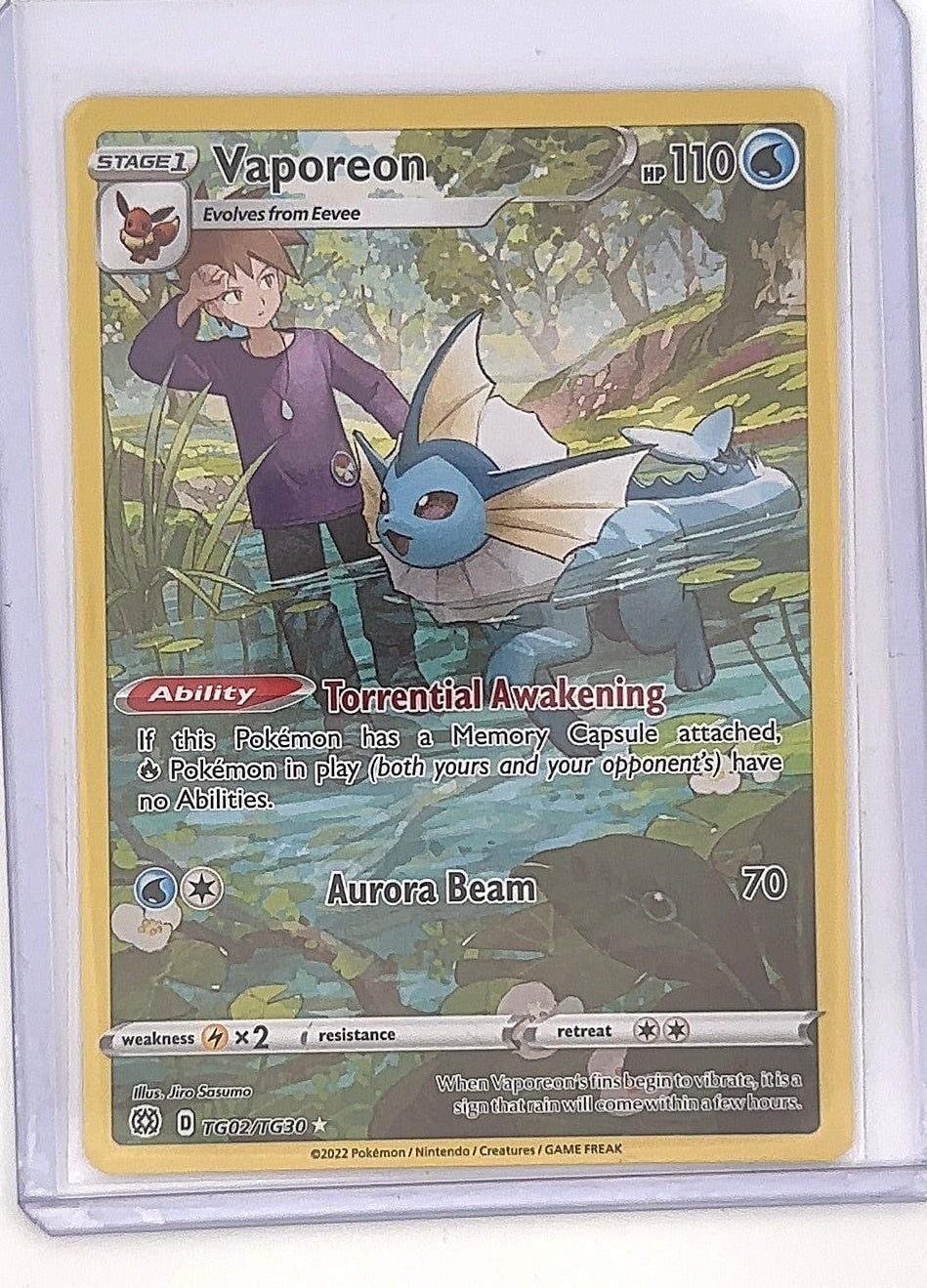 Vaporeon #TG02/TG30 — front