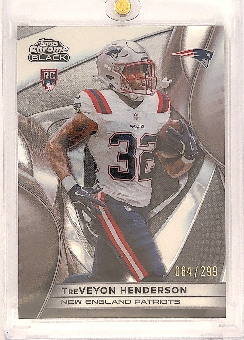 2025 Topps Chrome Black TreVeyon Henderson /299 [Refractor] #131 — front