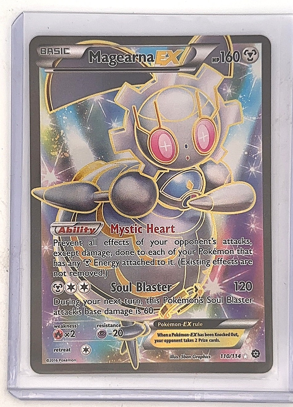 Magearna EX (Full Art) #110/114 — front