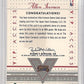 Allen Iverson Upper Deck VIP Access Jersey Patch — back