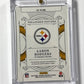 Aaron Rodgers National Treasures Patch /49 National Treasures — back