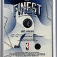 2025 Topps Finest Autographs Donte DiVincenzo [Gold Refractor] #FAU-DD RC AUTO — back