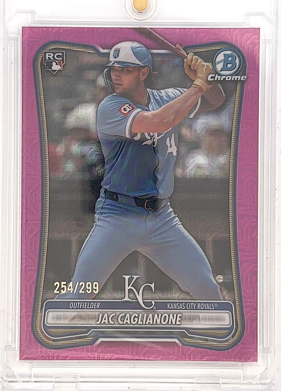 2026 Bowman Jac Caglianone [Purple Mojo] #75 — front