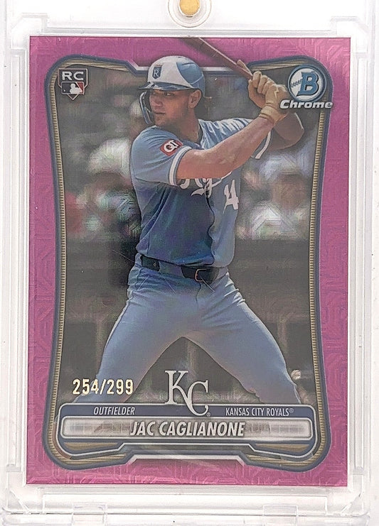 2026 Bowman Jac Caglianone [Purple Mojo] #75 — front