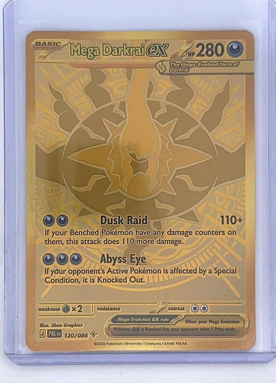 Mega Darkrai ex - 120/084 #120/084 — front