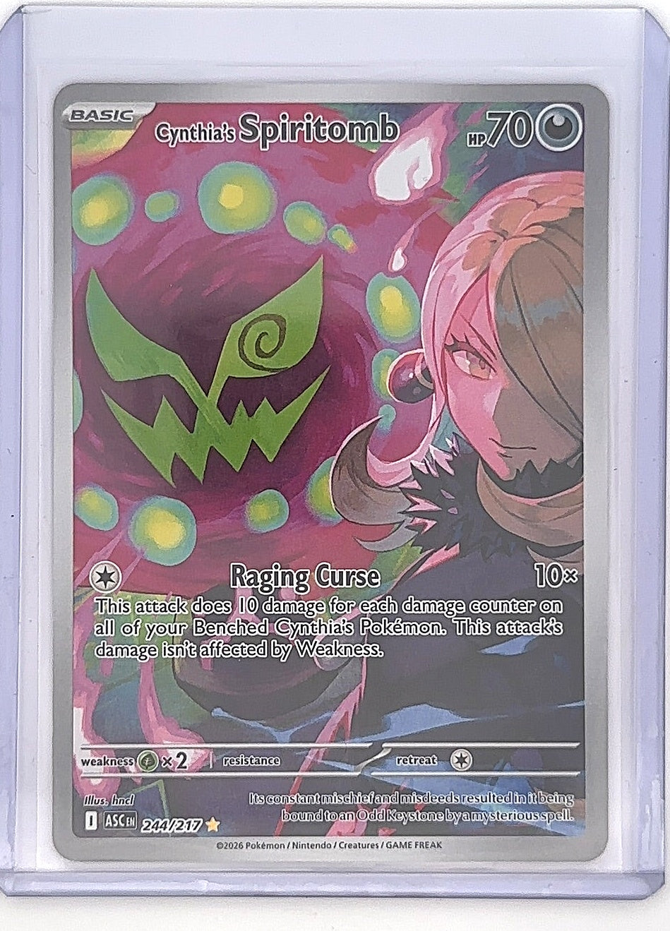 Cynthia's Spiritomb - 244/217 #244/217 — front