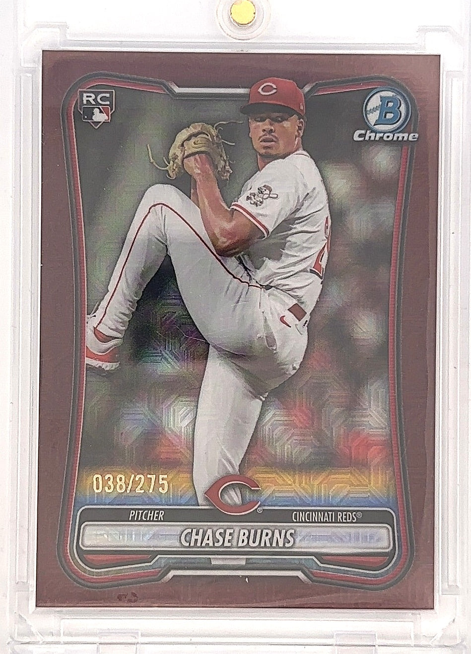 Chase Burns Bowman Chrome /275 — front