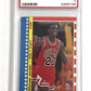 1987 Fleer Sticker Michael Jordan #2 PSA 7 — front