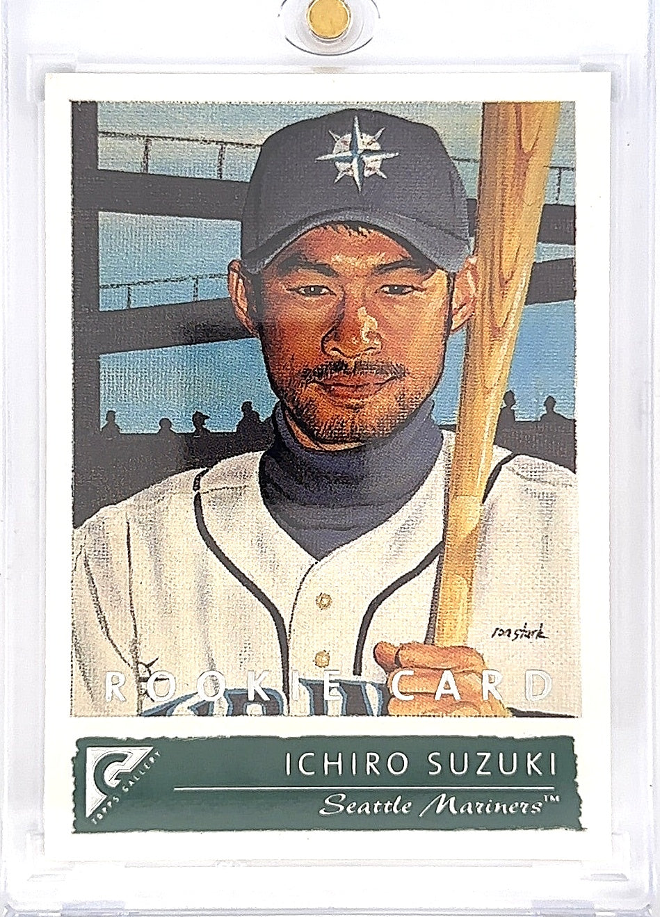 2001 Topps Gallery Ichiro Suzuki [English] #151 [DAMAGED LEFT CORNER] — front