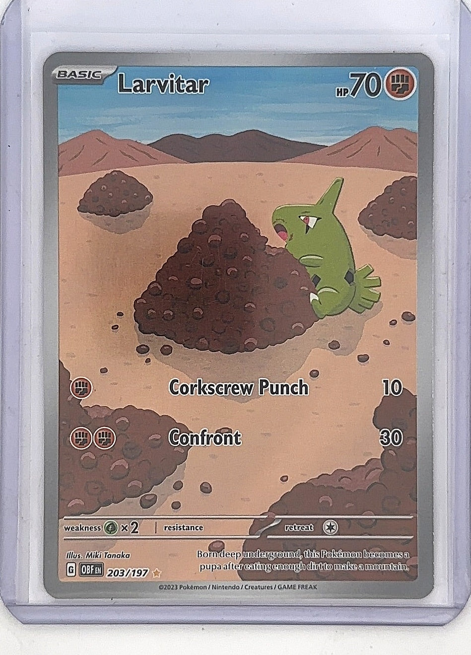 Larvitar - 203/197 #203/197 — front