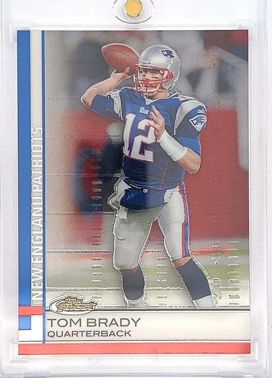 2009 Topps Finest Tom Brady #29 — front