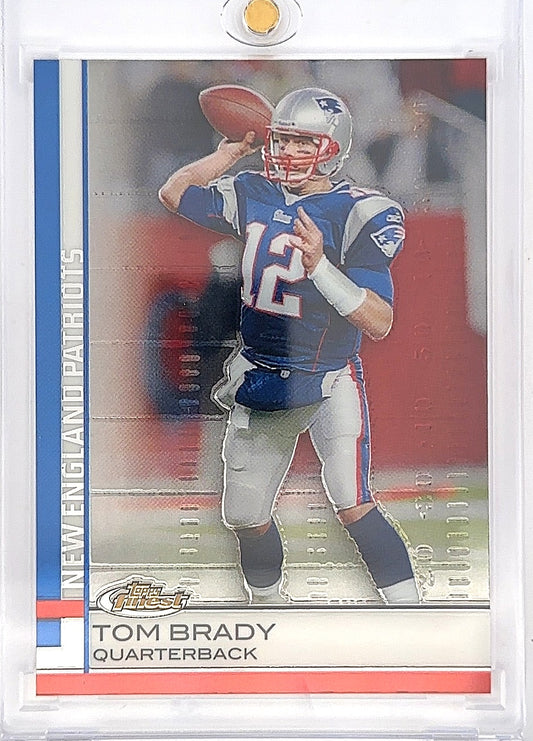 2009 Topps Finest Tom Brady #29 — front