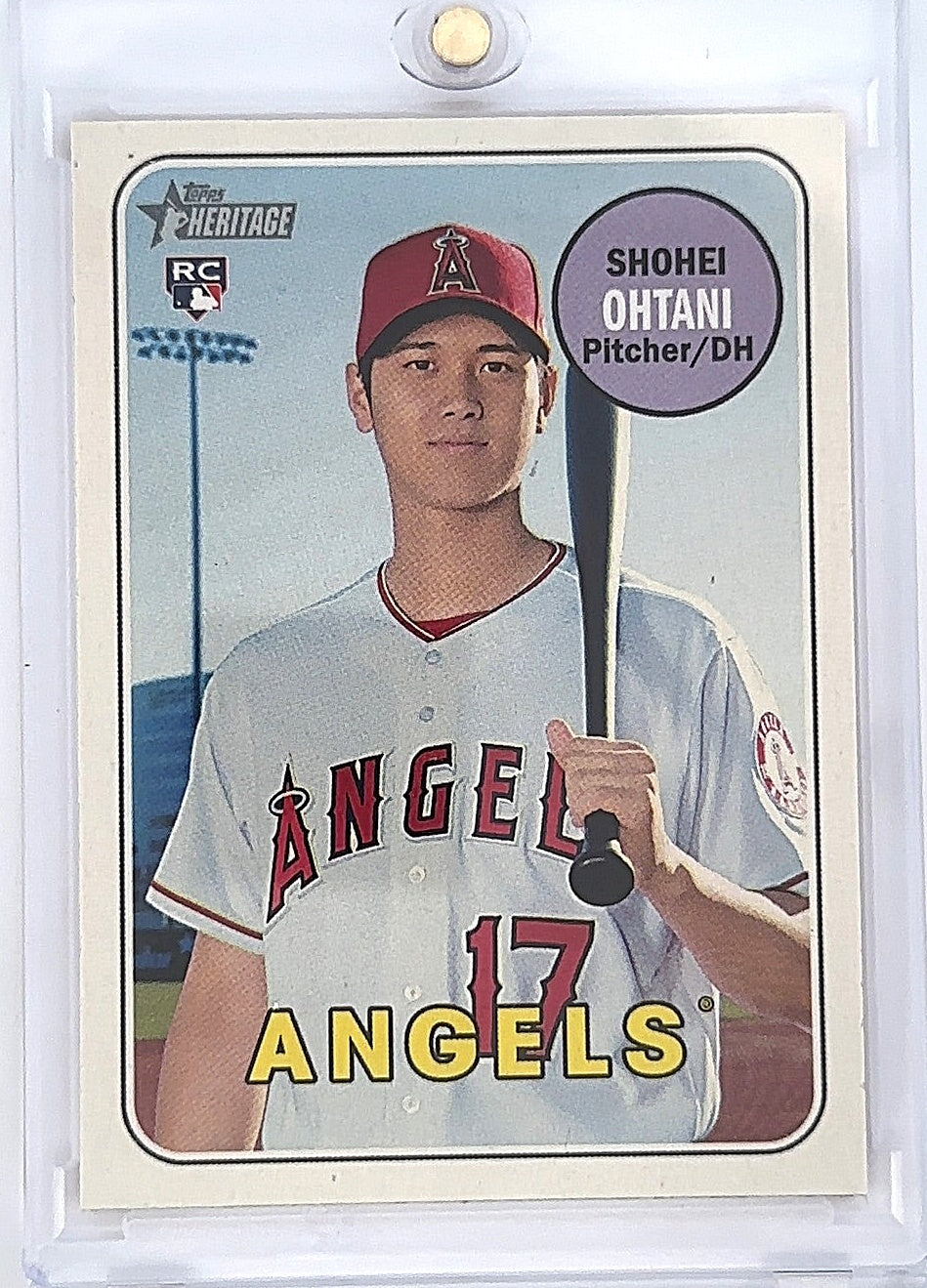 2018 Topps Heritage Shohei Ohtani #600 — front
