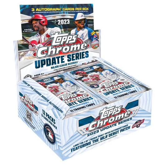 Topps 2023 Chrome Updated Series Baseball Hobby Jumbo Box