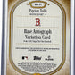 2026 Topps Tier One Base Autograph Payton Tolle #BCA-PT RC AUTO — back