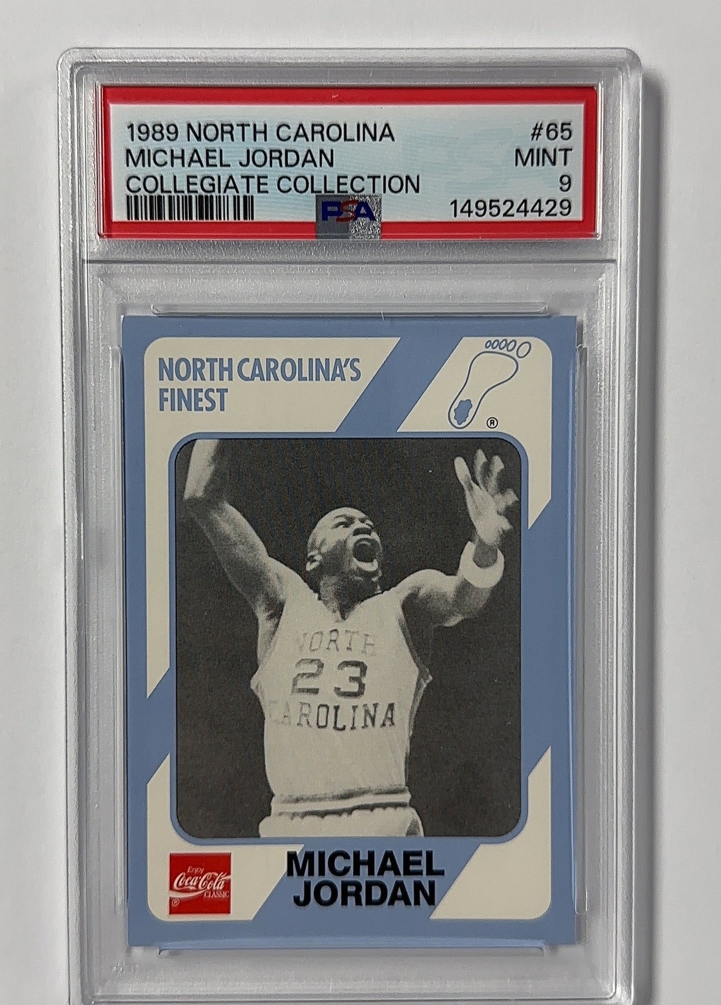 Michael Jordan - PSA 9 North Carolina's Finest — front