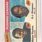 Walter Payton & O.J. Simpson 1976 NFL Rushing Leaders #3 — front