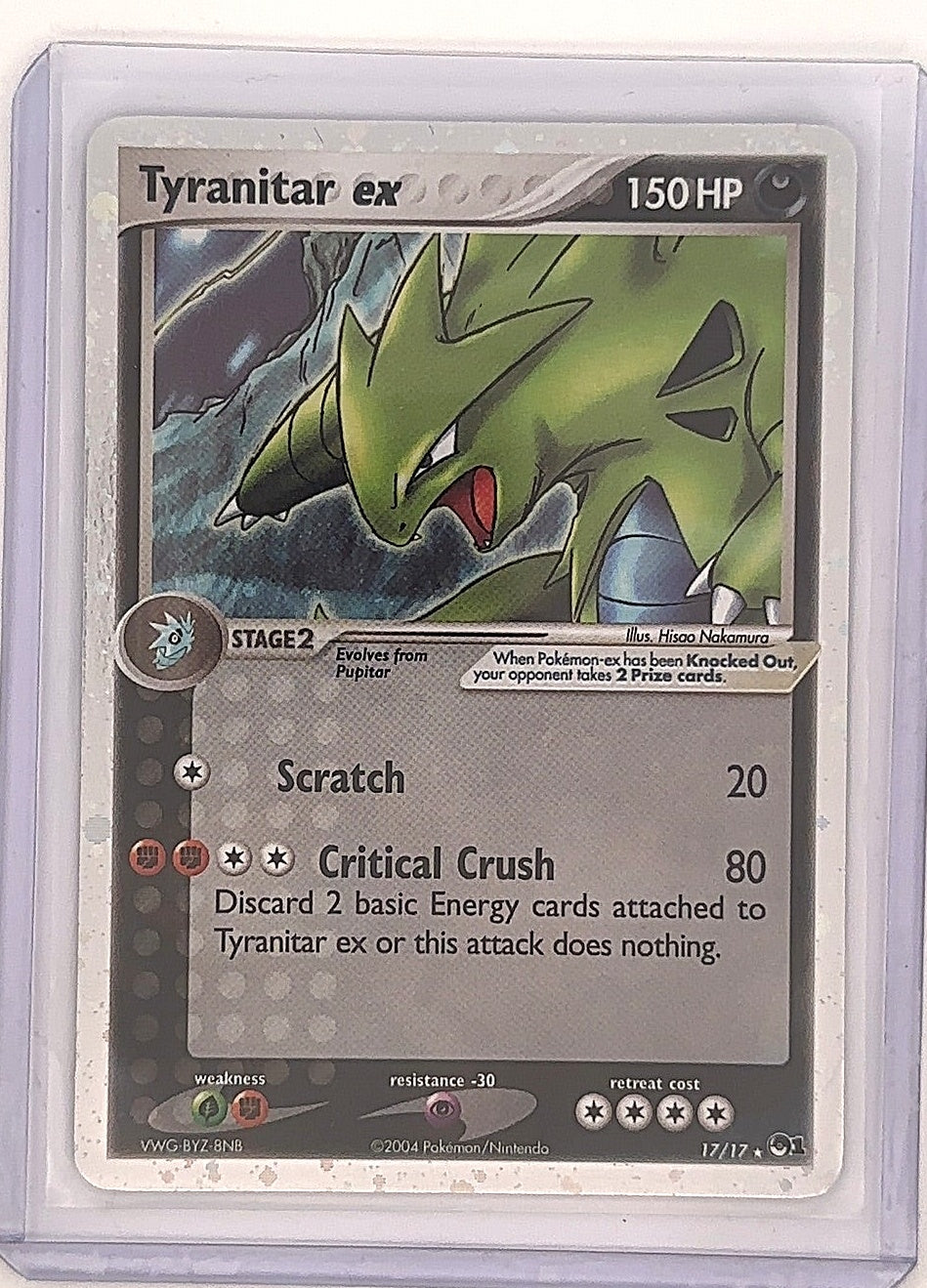 Tyranitar ex (Holo) #017/017 — front