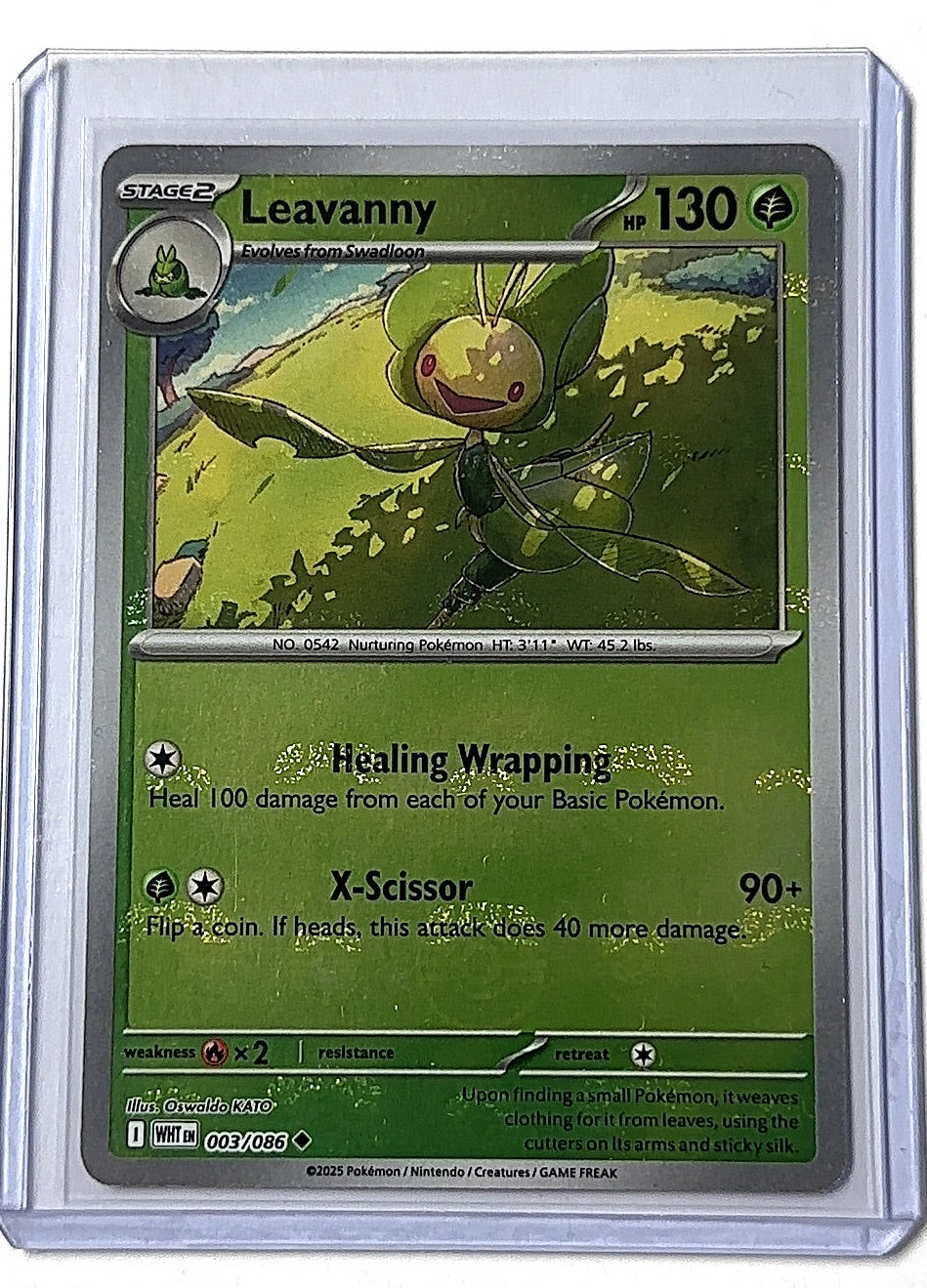 Leavanny (Master Ball Pattern) #003/086 — front