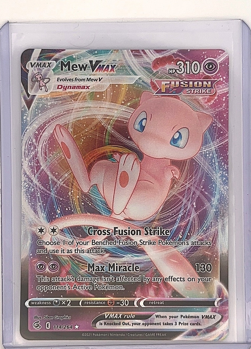 Mew VMAX #114/264 — front