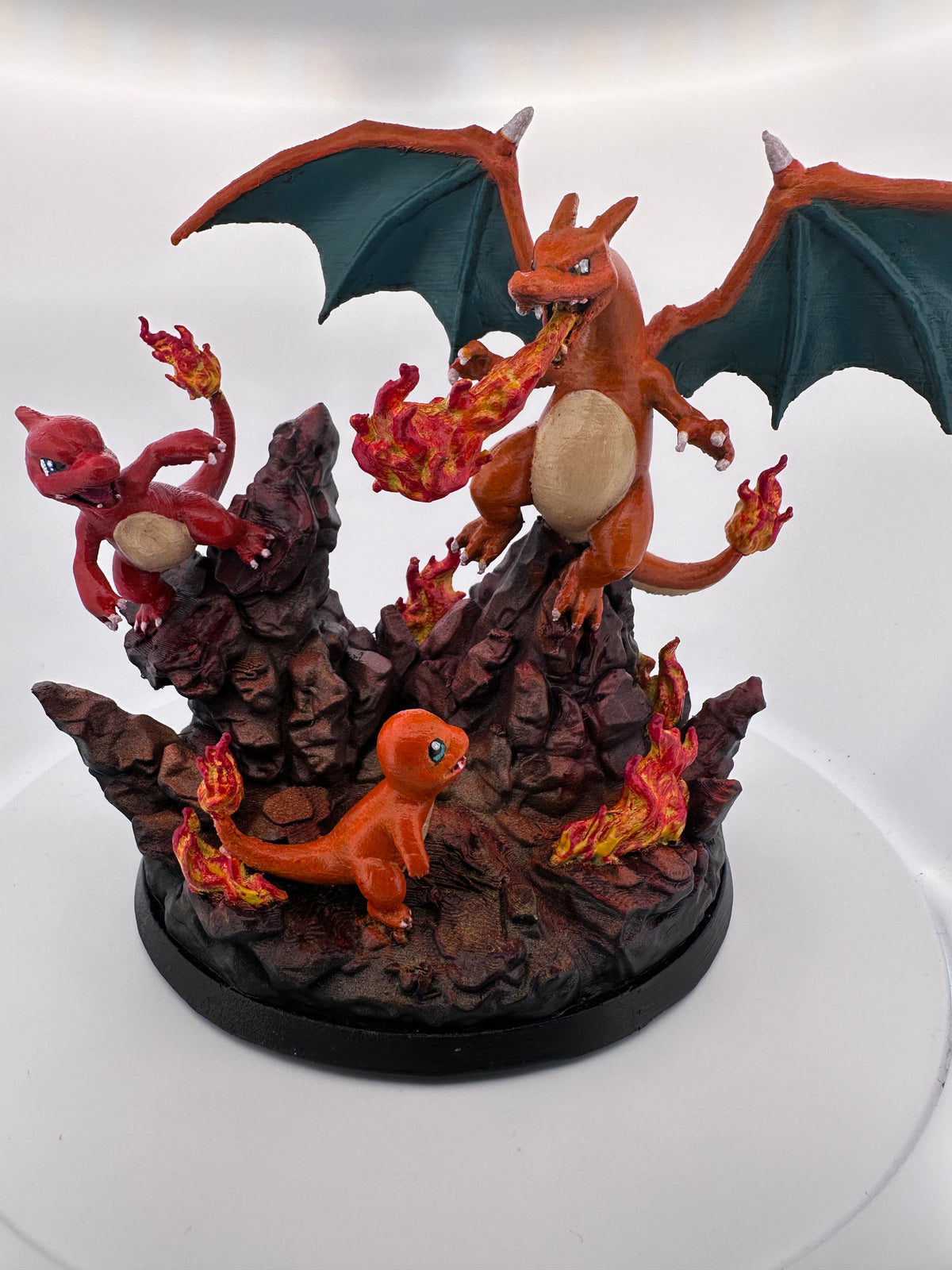 Charmander Evolution Line 3D Printed — front