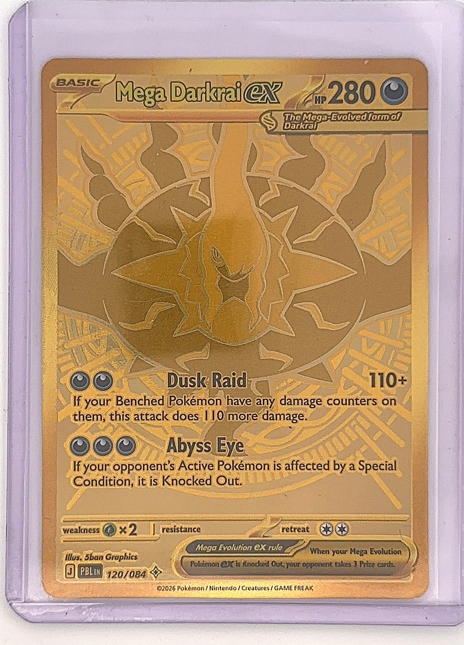 Mega Darkrai ex - 120/084 #120/084 — front