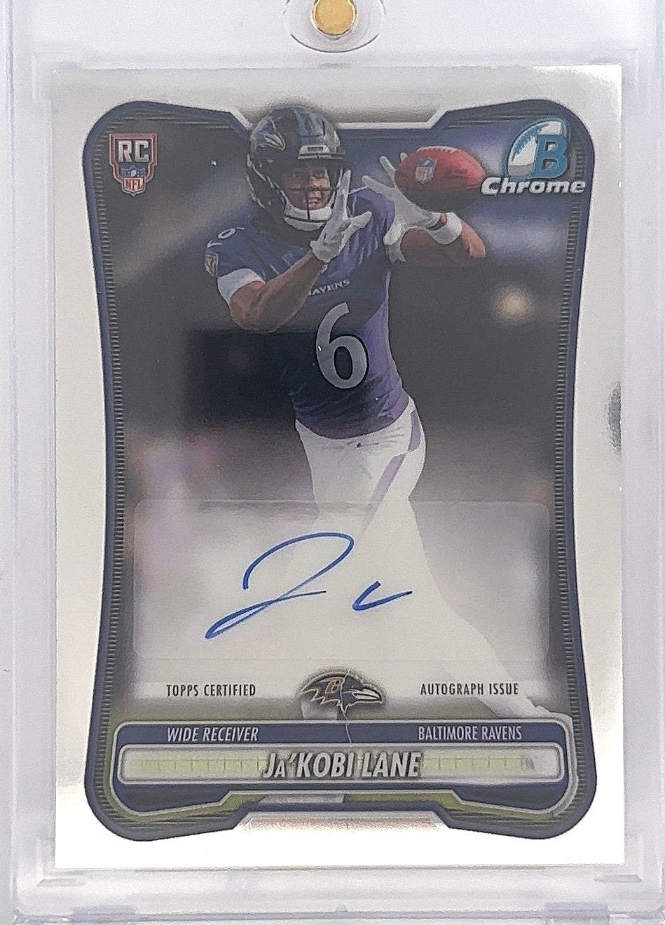 2026 Bowman Paper Rookie Autograph NFL Ja'Kobi Lane #BPRA-JL — front