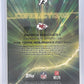 Patrick Mahomes Conductors C-3 12/99 — back