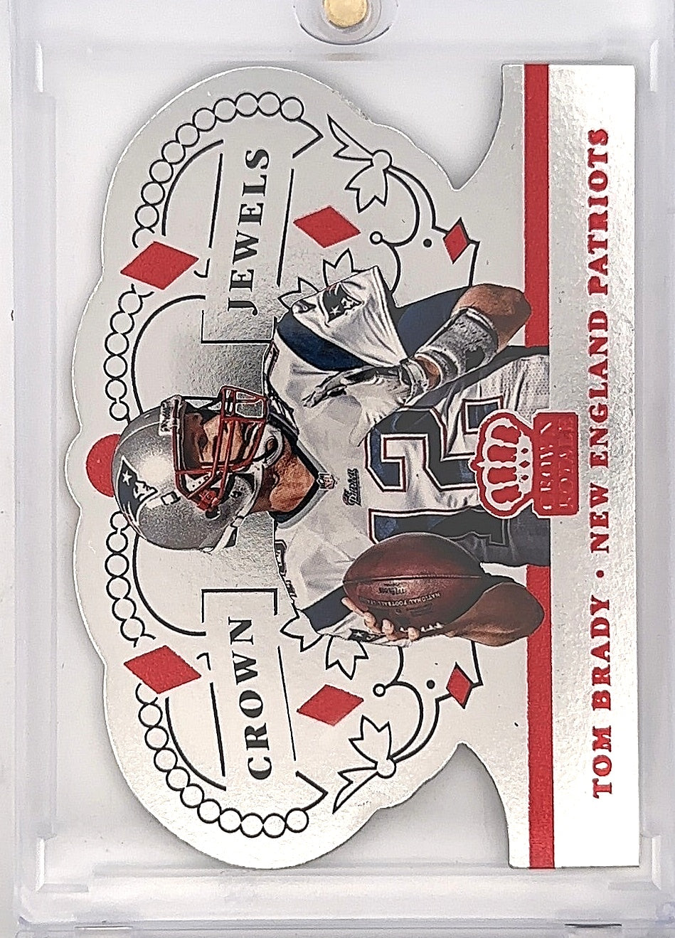 2014 Crown Royale Tom Brady Crown Jewles Die Cut #CJ3 — front