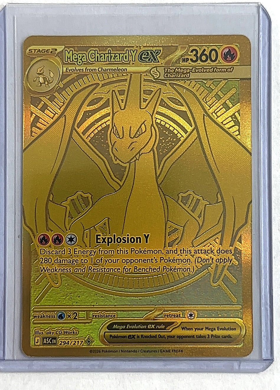 Mega Charizard Y ex - 294/217 #294/217 — front