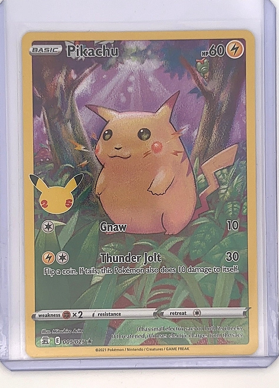 Pikachu #005/025 — front