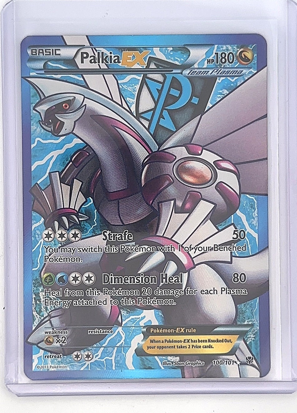 Palkia EX (Team Plasma) (100 Full Art) #100/101 — front