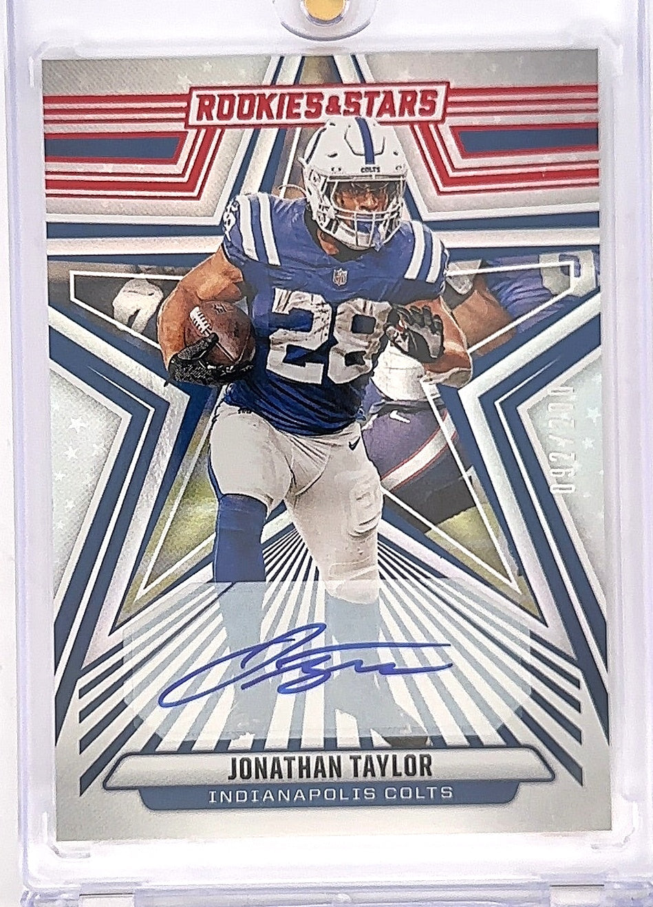 2023 Panini Rookies & Stars Signature Jonathan Taylor #42 — front