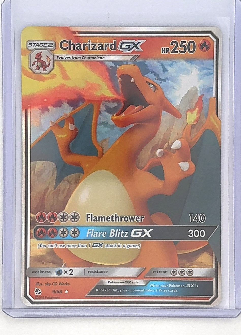 Charizard GX #9/68 — front