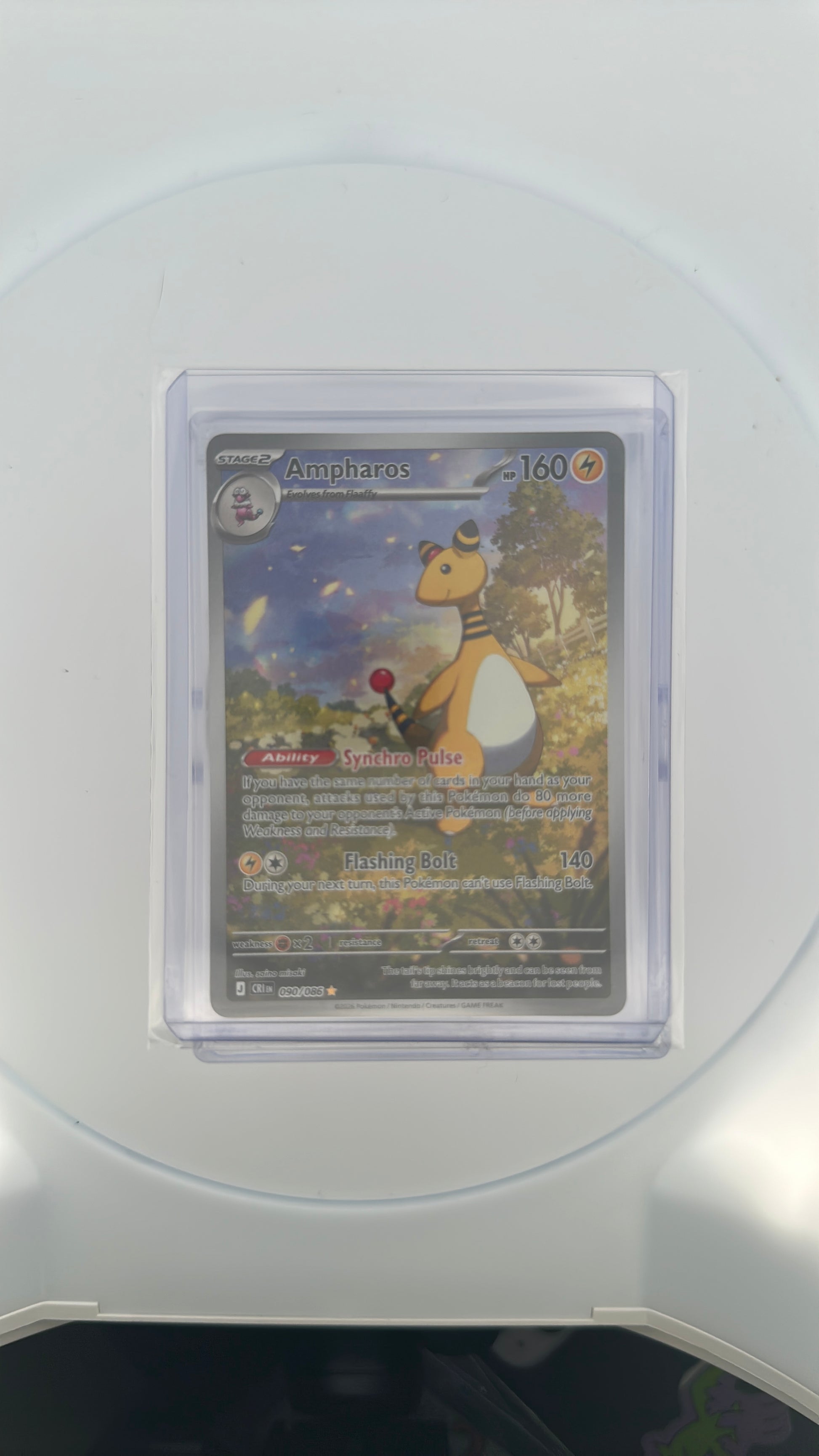 Ampharos - 090/086 ME04: Chaos Rising #090/086 — front