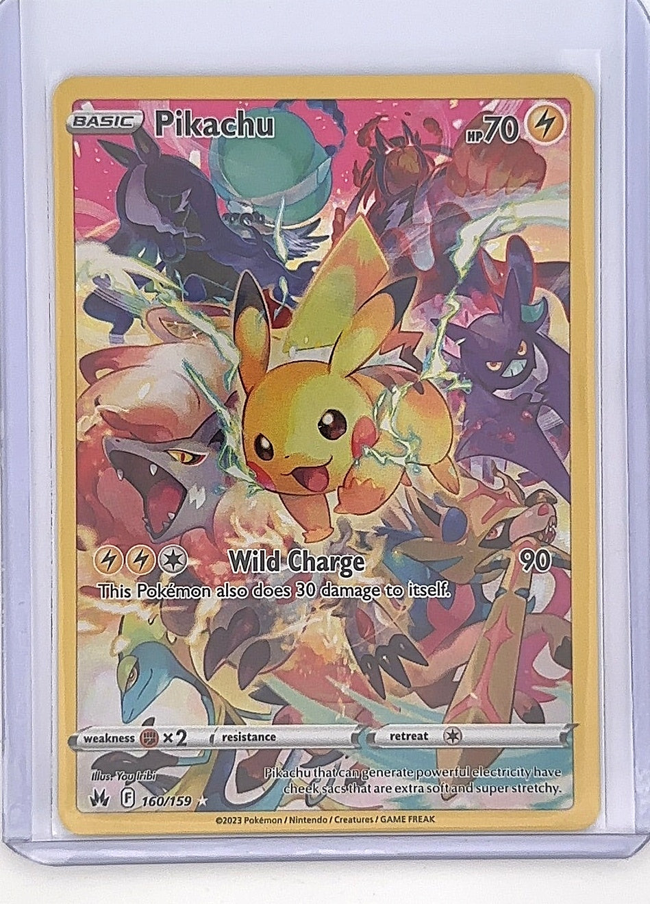 Pikachu (Secret) #160/159 — front