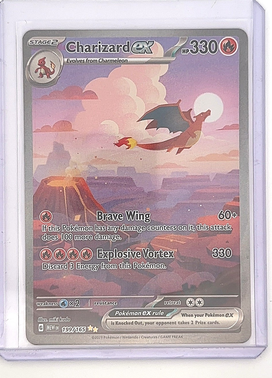 Charizard ex - 199/165 #199/165 — front