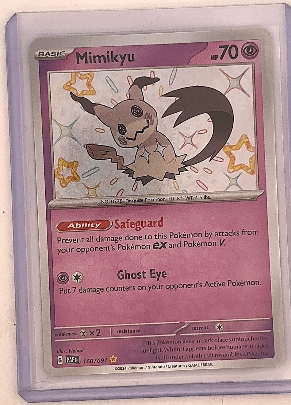 Mimikyu -160/091 #160/091 — front