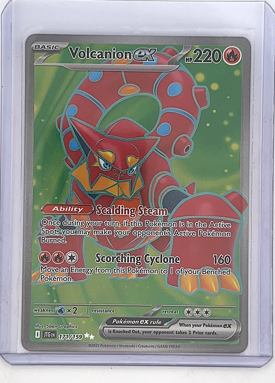 Volcanion ex - 171/159 #171/159 — front