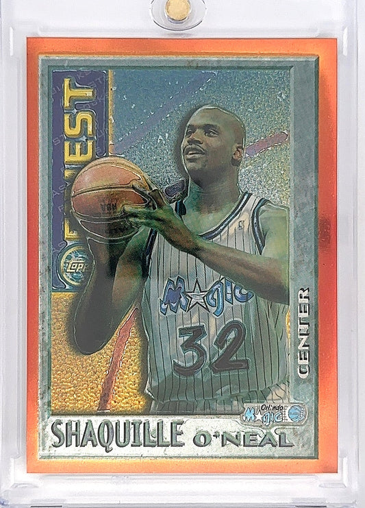 1995 Finest Mystery Shaquille O'Neal [Bordered Refractor] #M22 — front