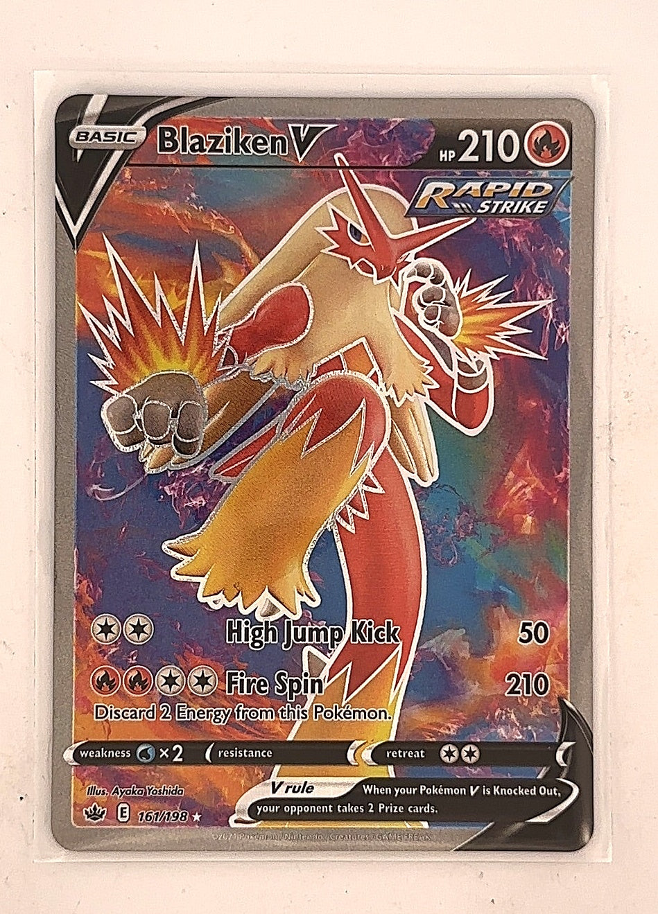 Blaziken V (Full Art) #161/198 — front