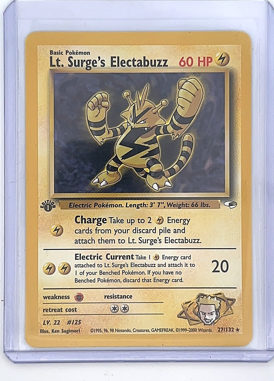 Lt. Surge's Electabuzz (27) #027/132 — front