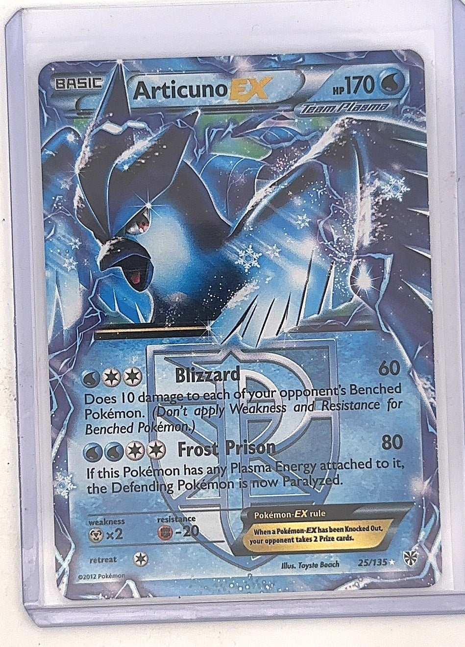 Articuno EX (Team Plasma) #25/135 — front
